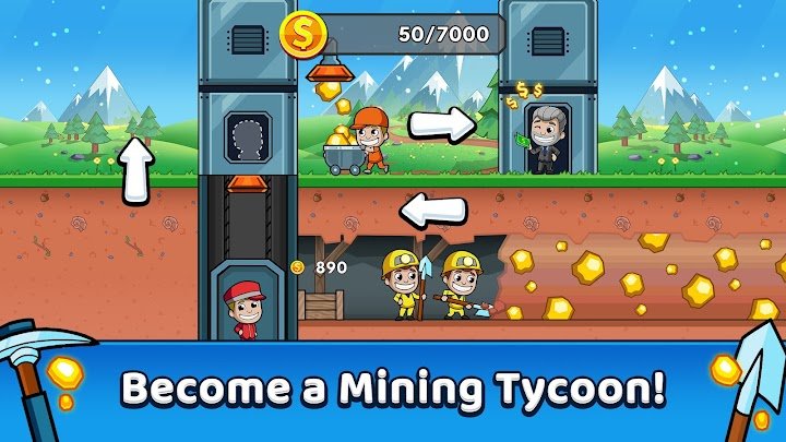 Idle Miner Tycoon: Gold Games screenshot